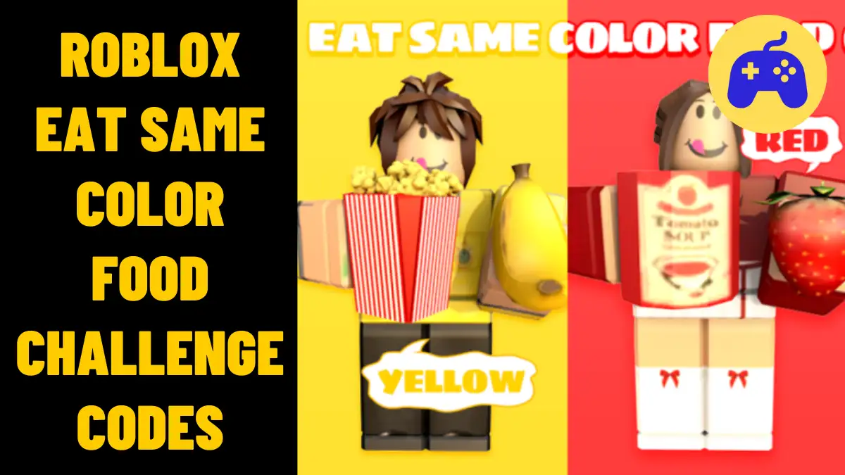 Roblox Eat Same Color Food Challenge Codes